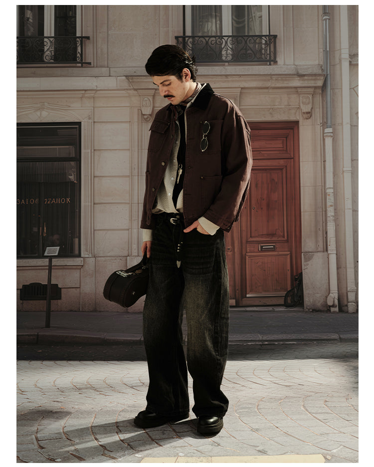 MADWITCH WASHED UTILITY JACKET #256067