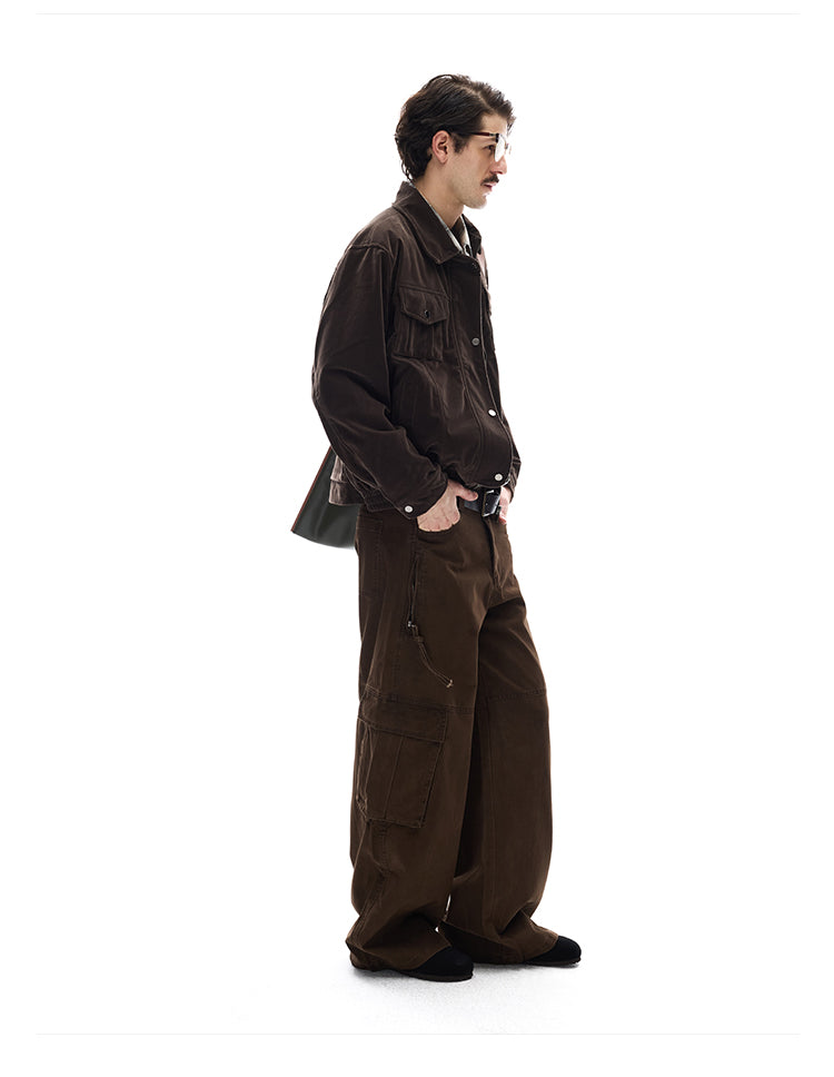 MADWITCH SUEDE SAFARI JACKET #9865