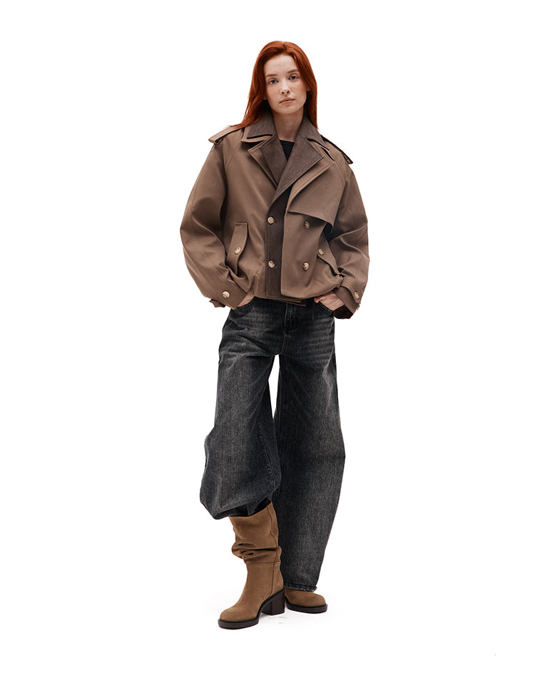 MADWITCH RELAXED CROP OUTERWEAR #630013