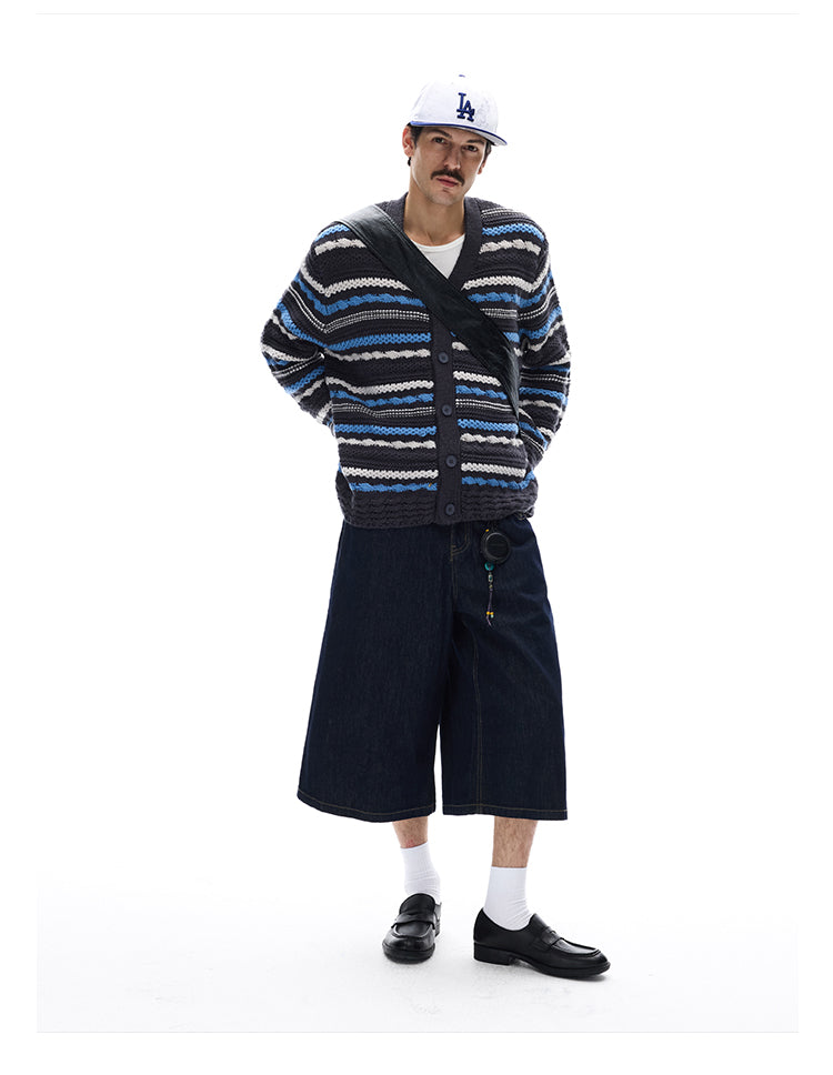 MADWITCH CONTRAST V KNIT #72598