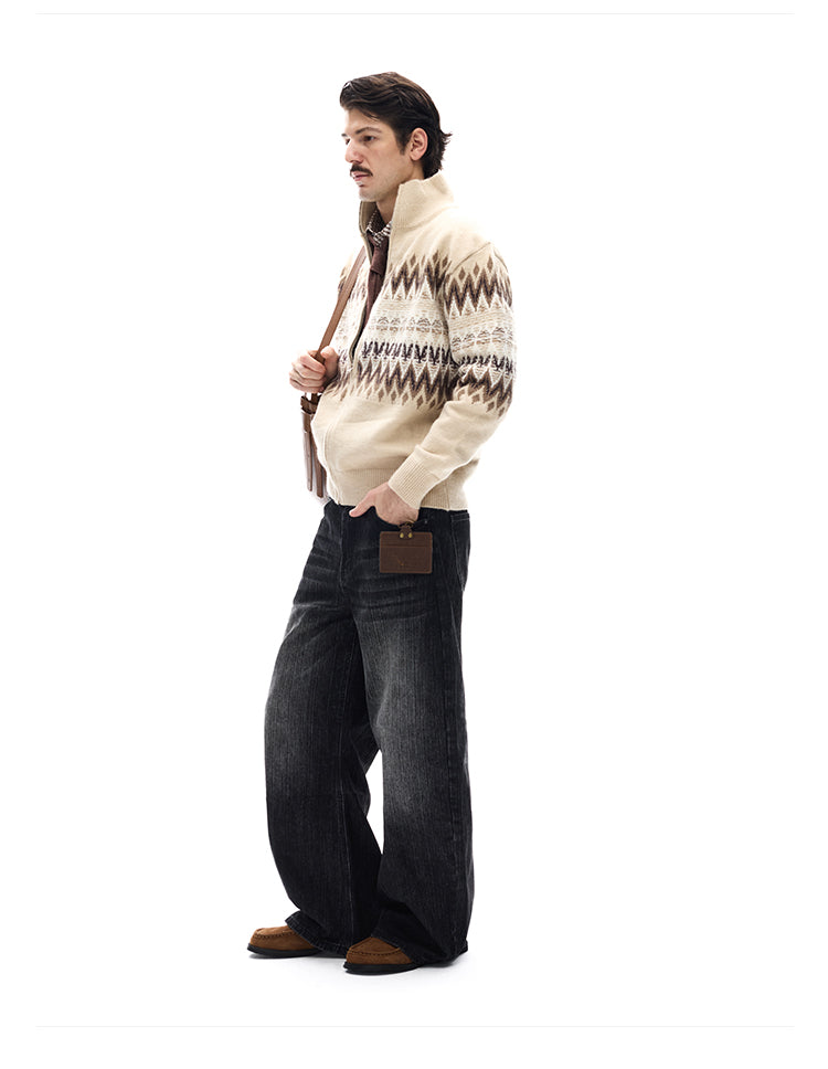 MADWITCH FAIR ISLE CARDIGAN #G208