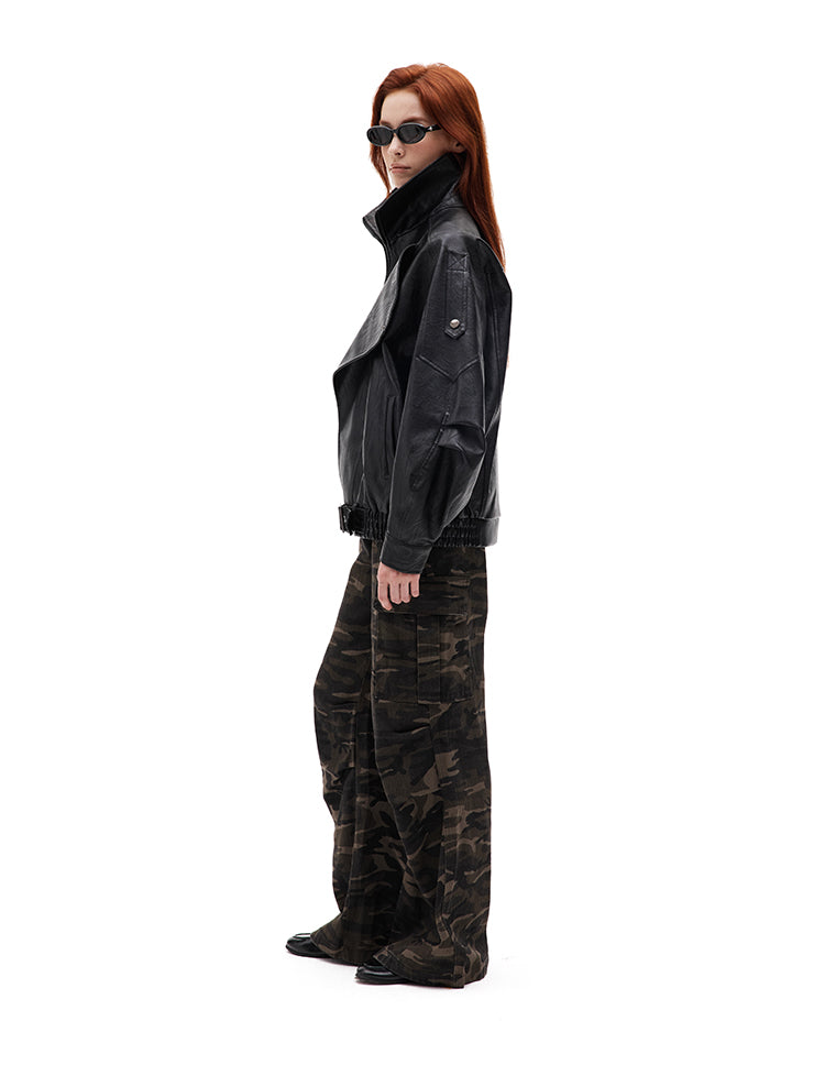 MADWITCH BIKER SYNTHETIC COAT #AW25109