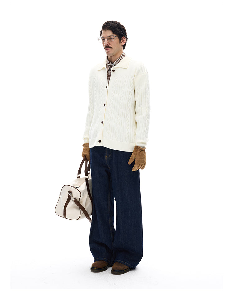 MADWITCH CABLE SLOUCH CARDIGAN #M10