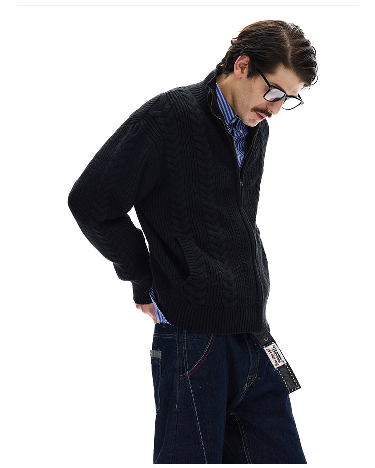 MADWITCH WHEAT KNIT CARDIGAN #YH25888