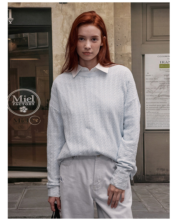 MADWITCH LACE KNIT SWEATER #JY82533