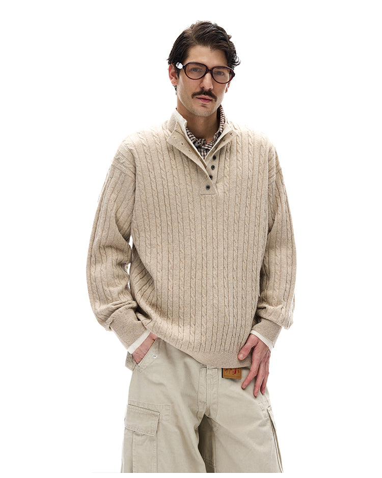 MADWITCH OLD MONEY KNIT SWEATER #25078