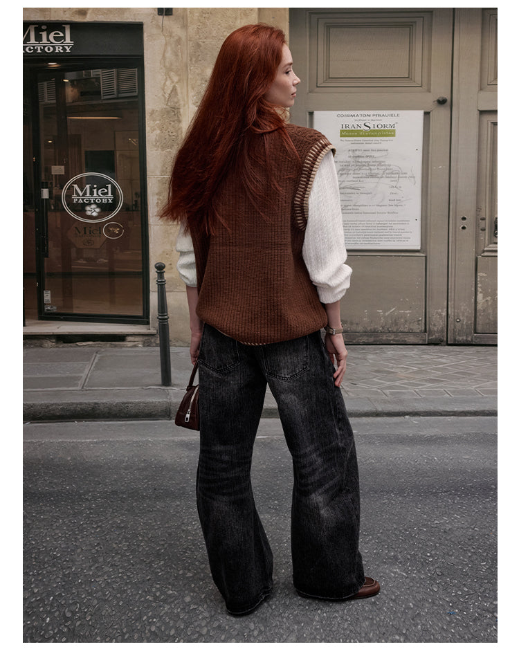 MADWITCH CABLE KNIT SWEATER #ZDY8177