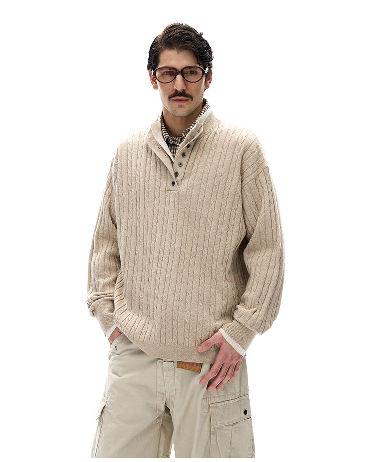 MADWITCH OLD MONEY KNIT SWEATER #25078