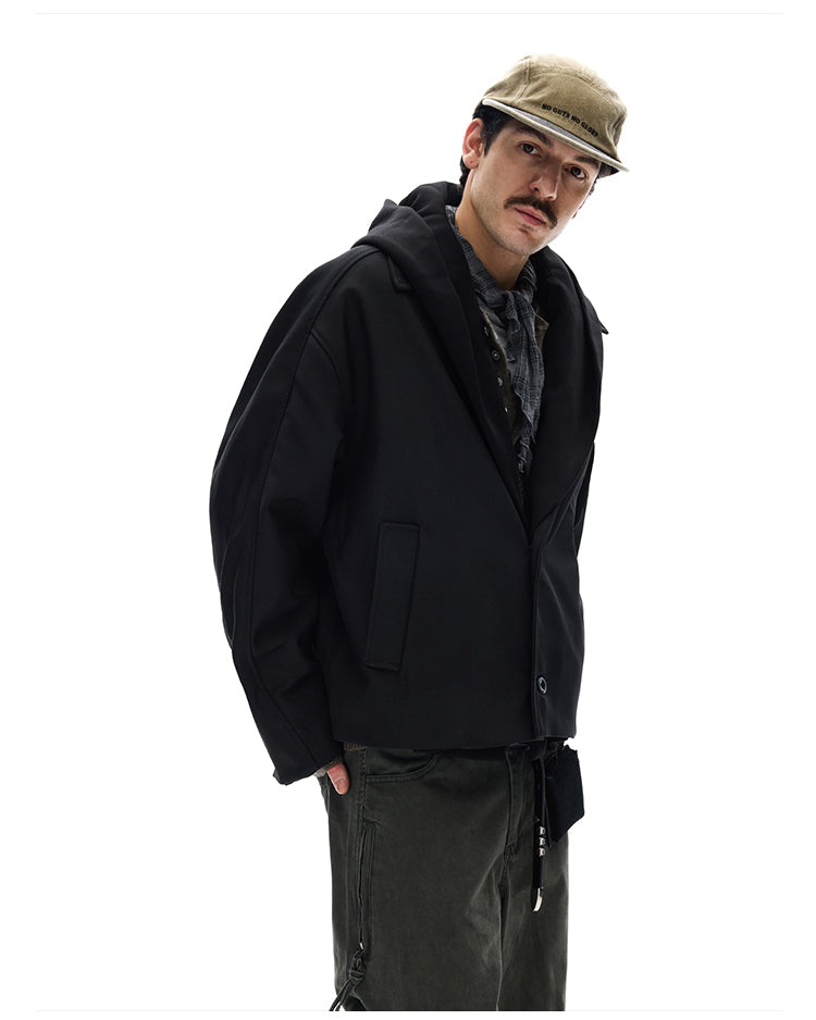 MADWITCH FAUX HOOD BLAZER #630021