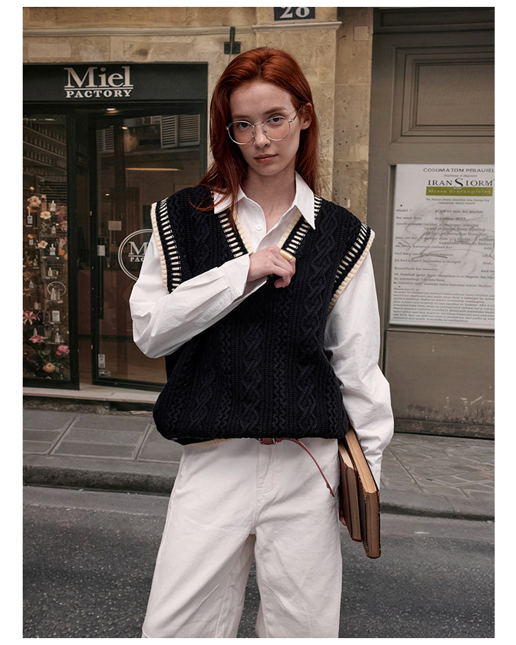 MADWITCH CABLE KNIT SWEATER #ZDY8177