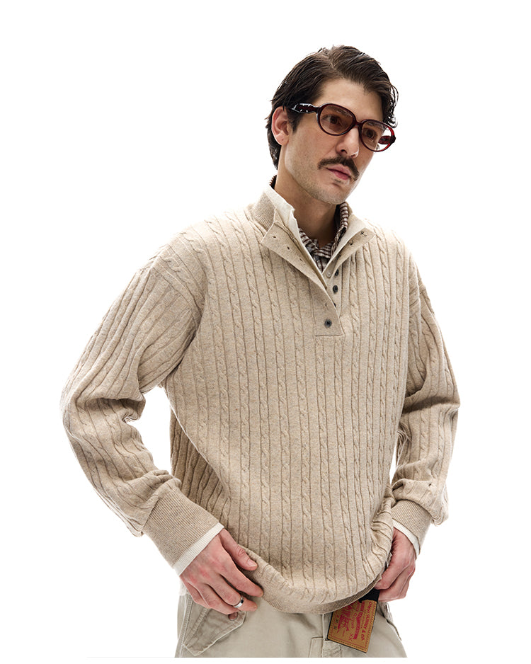 MADWITCH OLD MONEY KNIT SWEATER #25078
