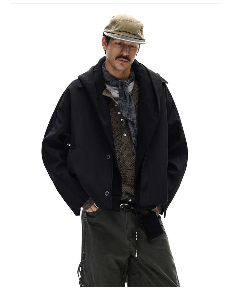 MADWITCH FAUX HOOD BLAZER #630021