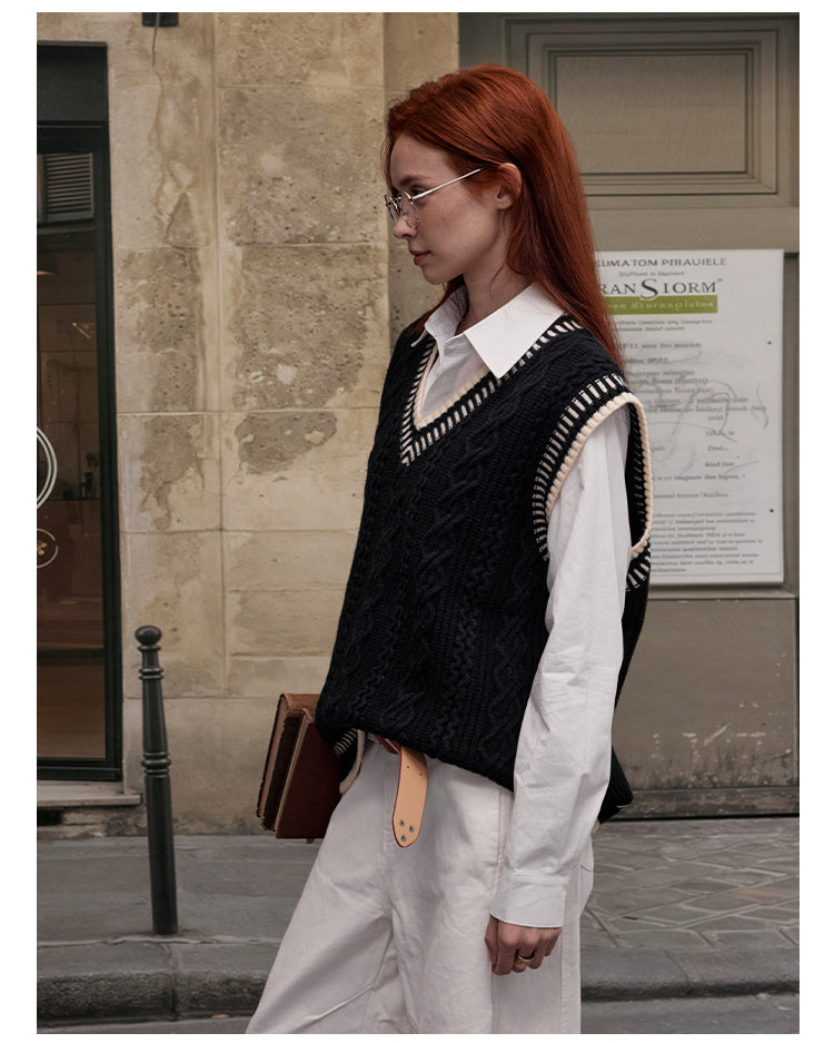 MADWITCH CABLE KNIT SWEATER #ZDY8177