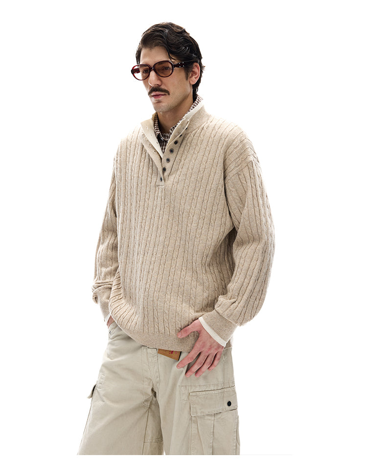MADWITCH OLD MONEY KNIT SWEATER #25078