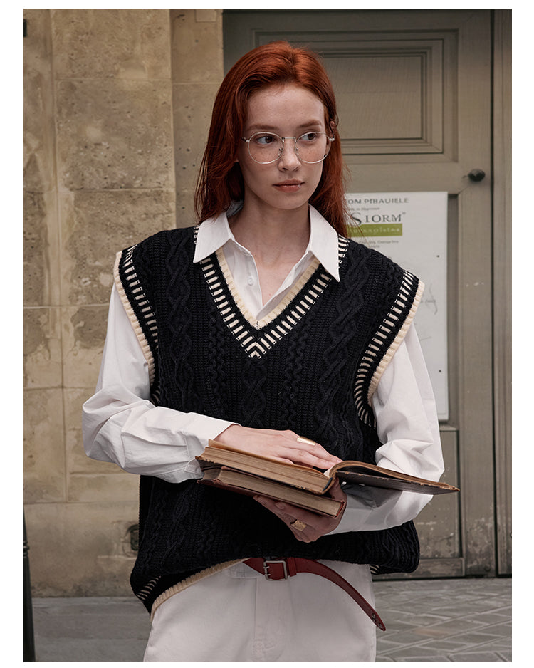 MADWITCH CABLE KNIT SWEATER #ZDY8177