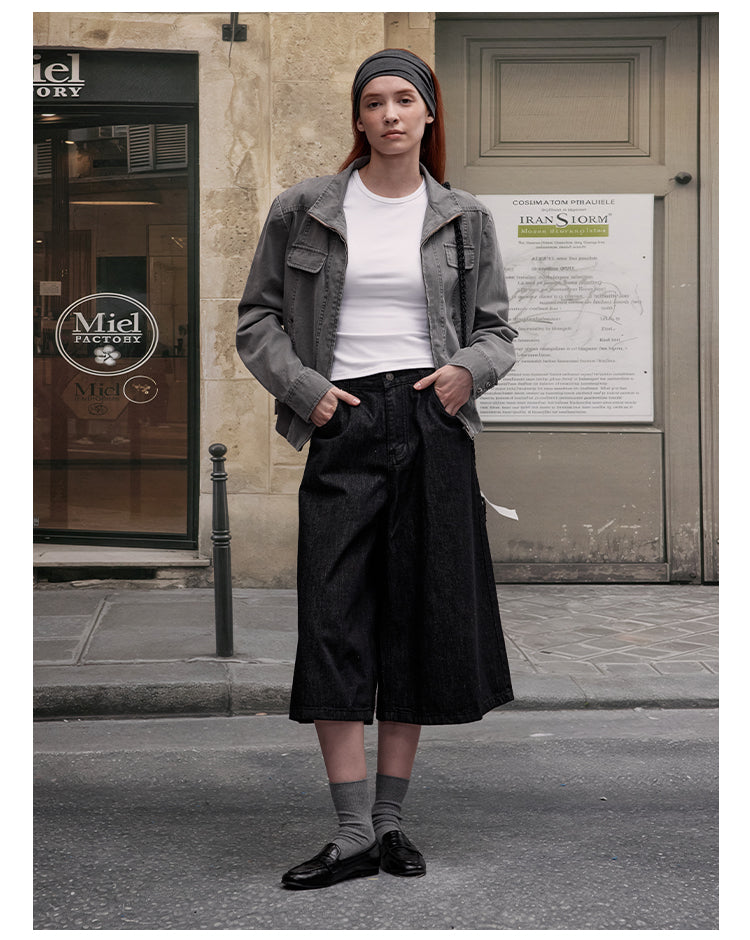 MADWITCH SLIMMING CROP WORKWEAR #C270Q25