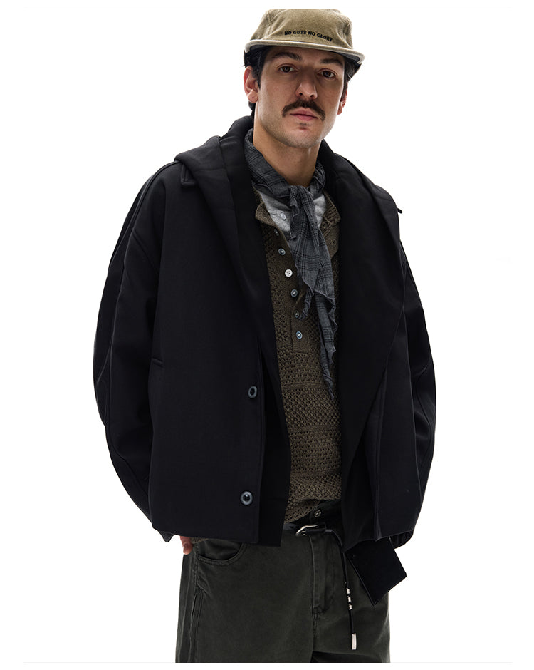 MADWITCH FAUX HOOD BLAZER #630021