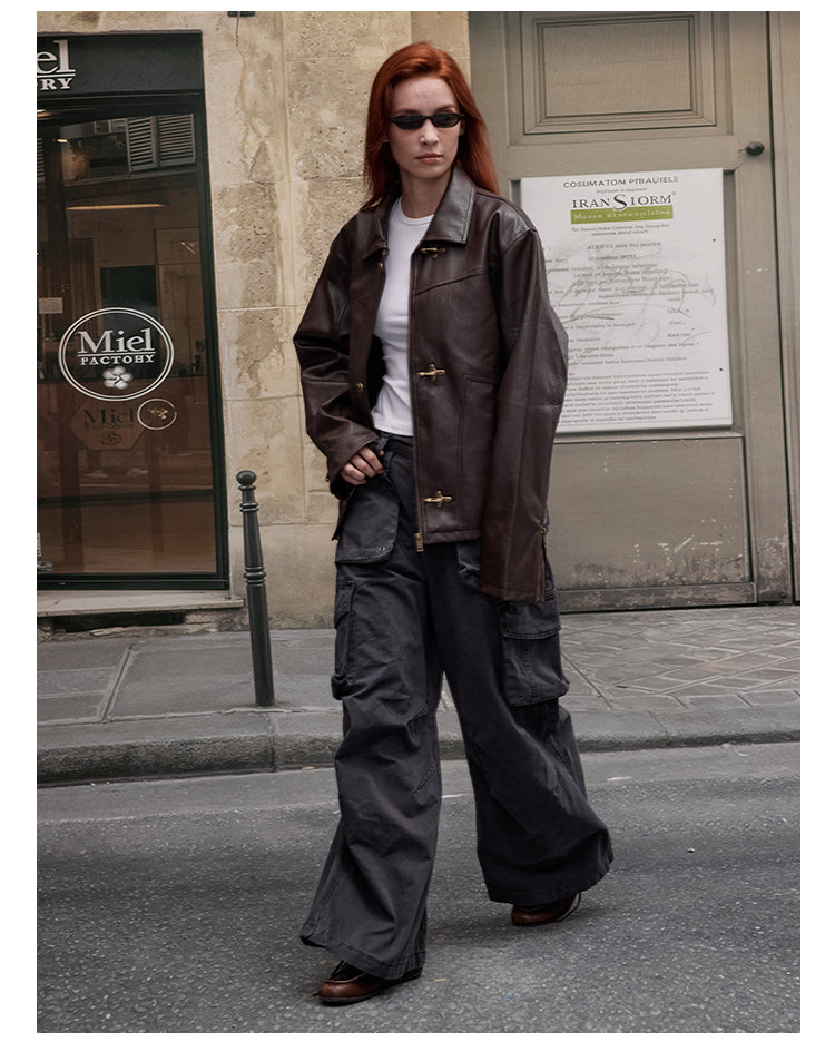 MADWITCH OILED COTTON UTILITY COAT #C282Q25