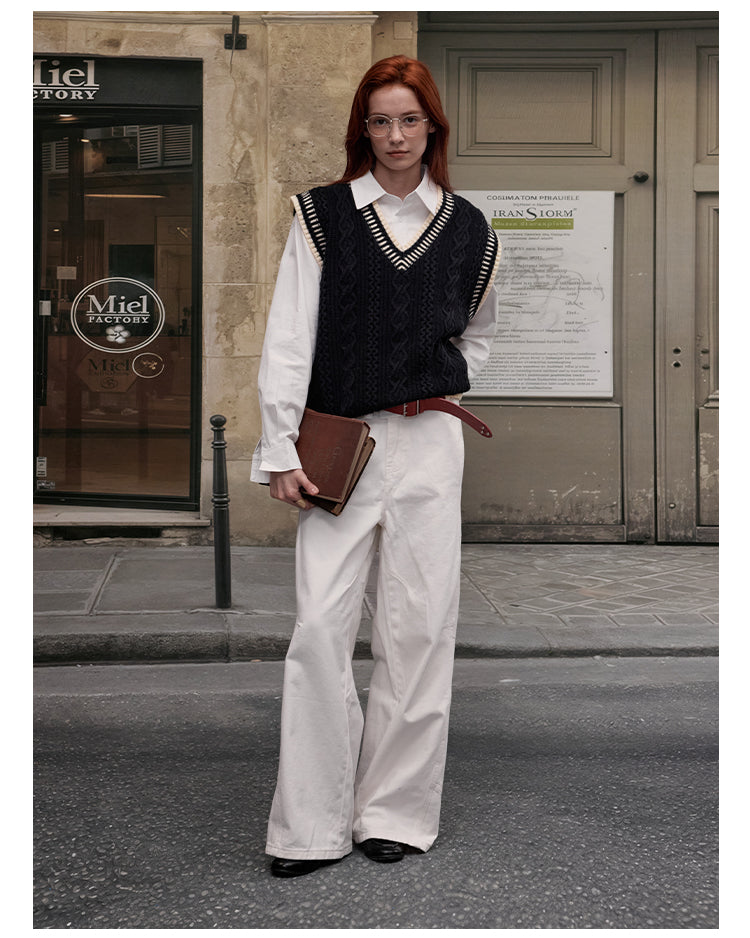 MADWITCH CABLE KNIT SWEATER #ZDY8177
