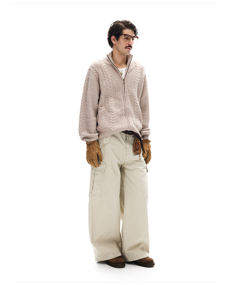 MADWITCH WHEAT KNIT CARDIGAN #YH25888
