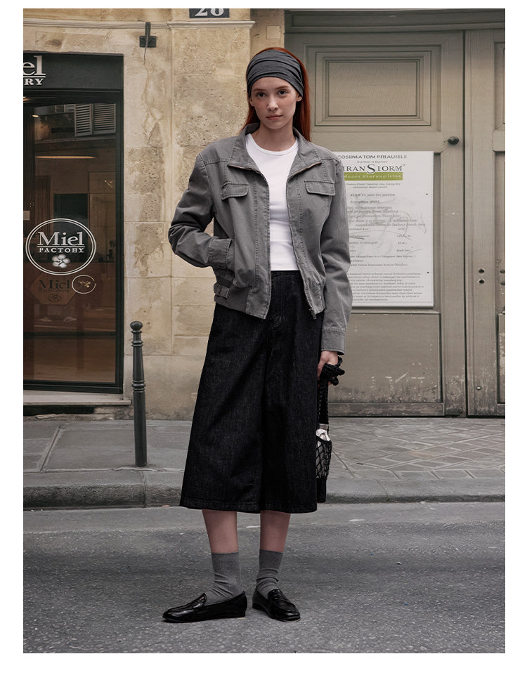 MADWITCH SLIMMING CROP WORKWEAR #C270Q25