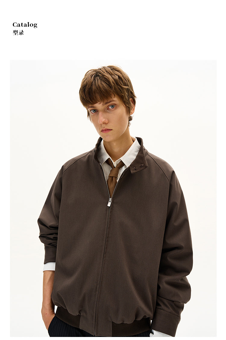 MADWITCH MINIMALIST STAND COLLAR JACKET #C265Q25