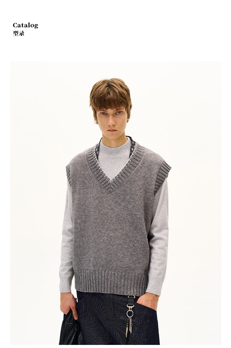 MADWITCH KNIT VEST WAISTCOAT #27384