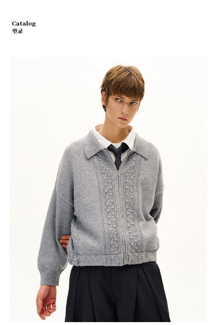 MADWITCH OLD MONEY KNIT BLAZER #AK066