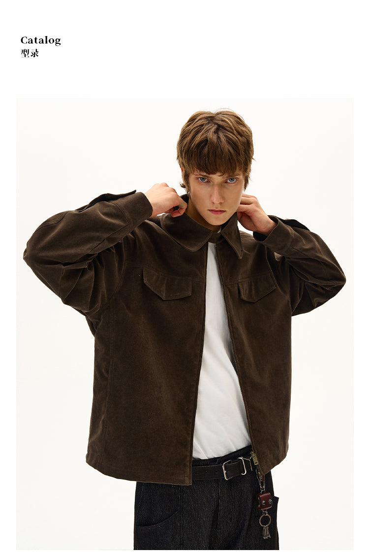 MADWITCH LAPEL SQUARE SHOULDER JACKET #C267Q25