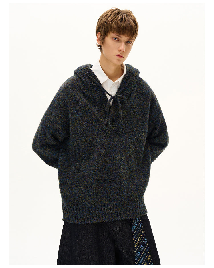 MADWITCH MOOD HOODED KNITWEAR #JY010