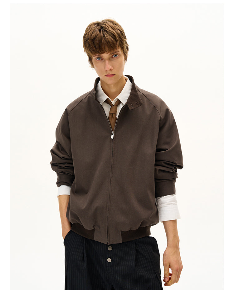 MADWITCH MINIMALIST STAND COLLAR JACKET #C265Q25