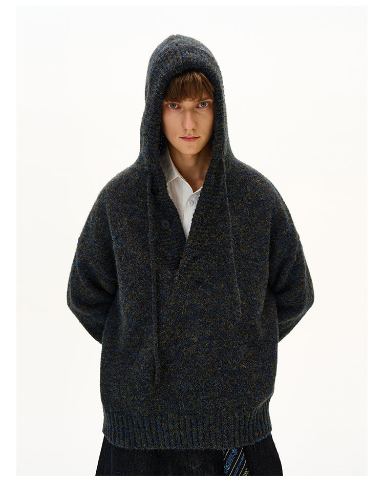 MADWITCH MOOD HOODED KNITWEAR #JY010