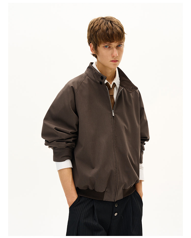 MADWITCH MINIMALIST STAND COLLAR JACKET #C265Q25
