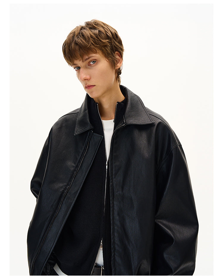 MADWITCH MOTORCYCLE PU LEATHER JACKET #AW25070