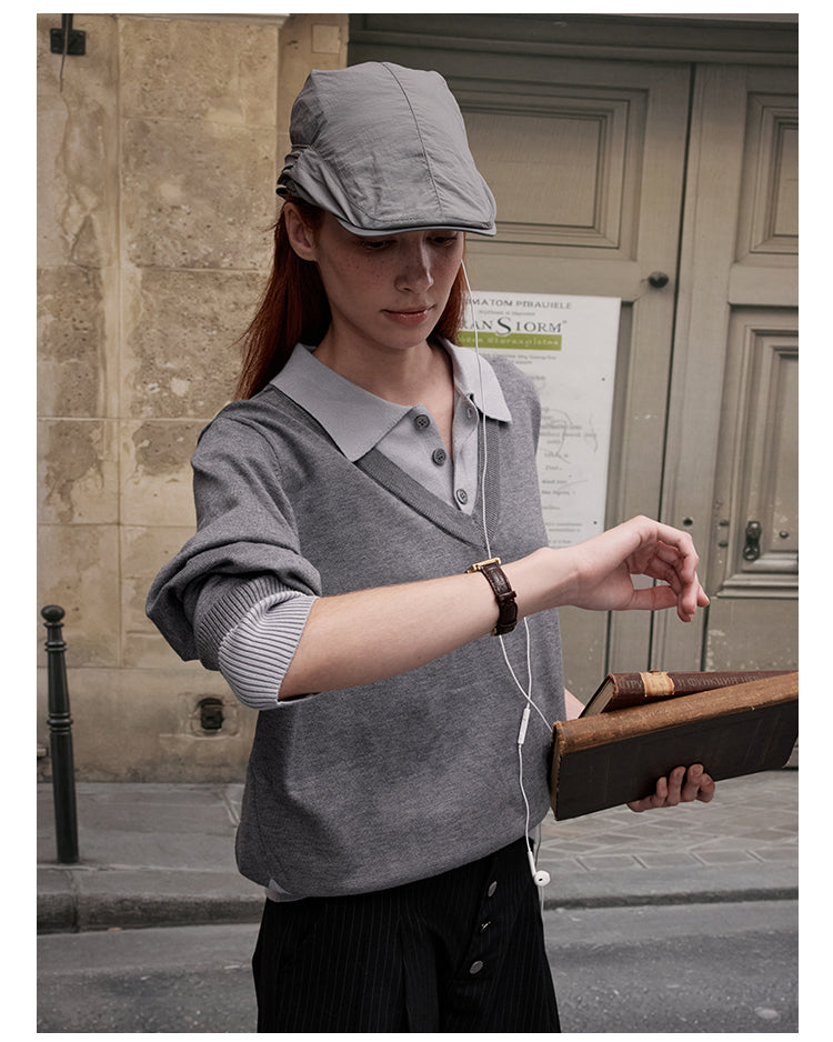 MADWITCH OLD MONEY KNIT SWEATER #L99701