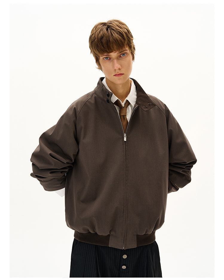 MADWITCH MINIMALIST STAND COLLAR JACKET #C265Q25