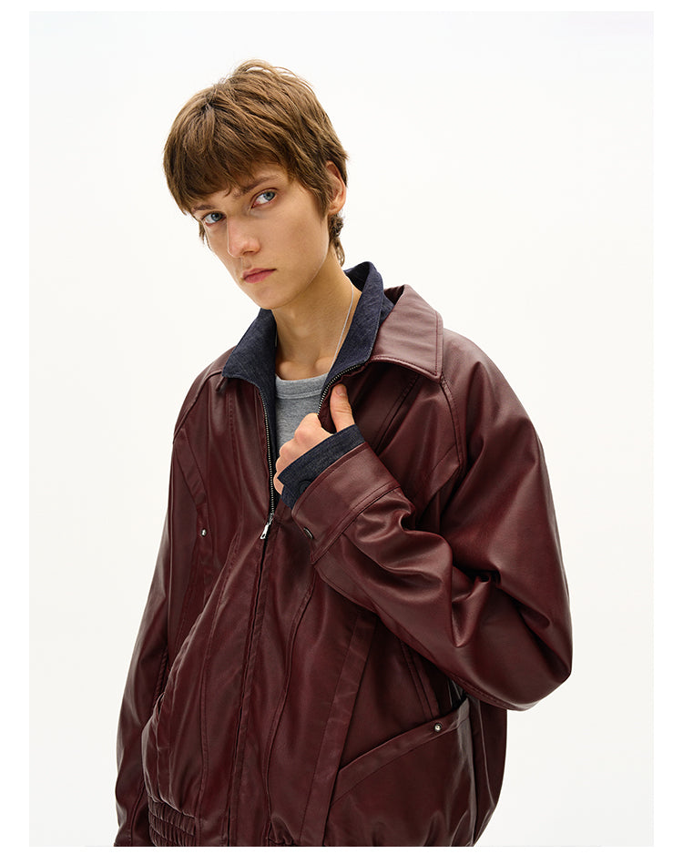 MADWITCH RETRO MOTORCYCLE COAT #C327Q25