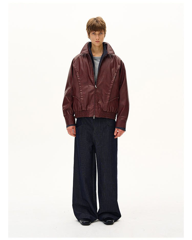 MADWITCH RETRO MOTORCYCLE COAT #C327Q25