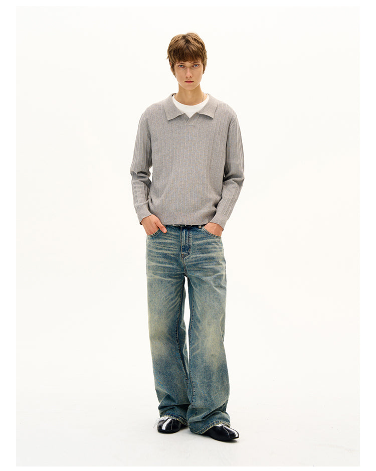 MADWITCH VINTAGE LONG SLEEVE SWEATER #MFY225