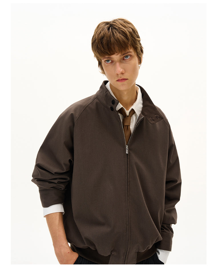 MADWITCH MINIMALIST STAND COLLAR JACKET #C265Q25
