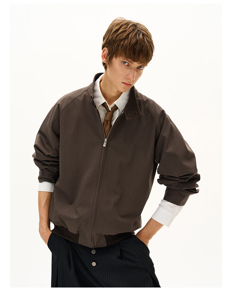 MADWITCH MINIMALIST STAND COLLAR JACKET #C265Q25