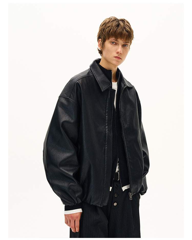 MADWITCH MOTORCYCLE PU LEATHER JACKET #AW25070