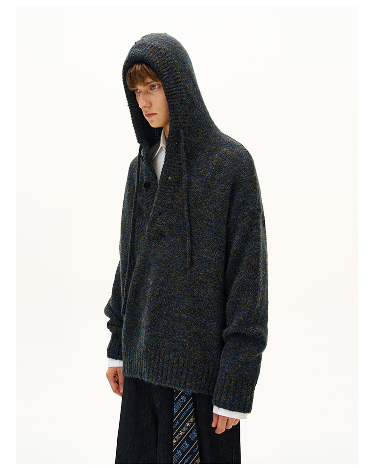 MADWITCH MOOD HOODED KNITWEAR #JY010