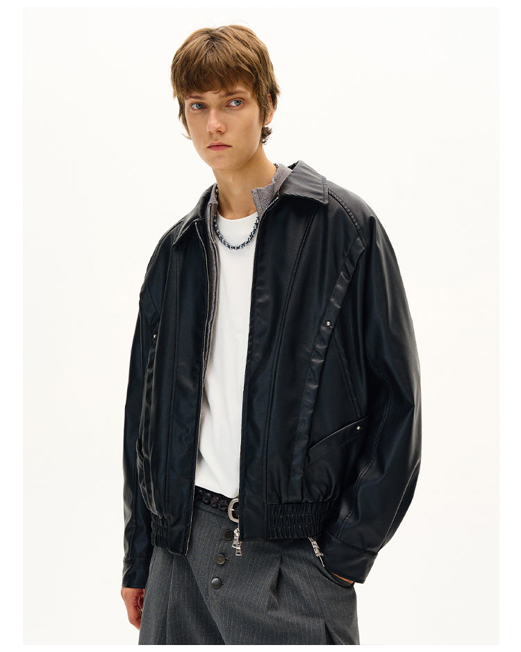 MADWITCH RETRO MOTORCYCLE COAT #C327Q25