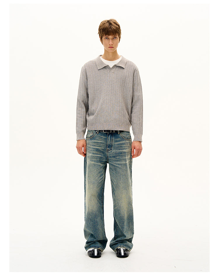 MADWITCH VINTAGE LONG SLEEVE SWEATER #MFY225