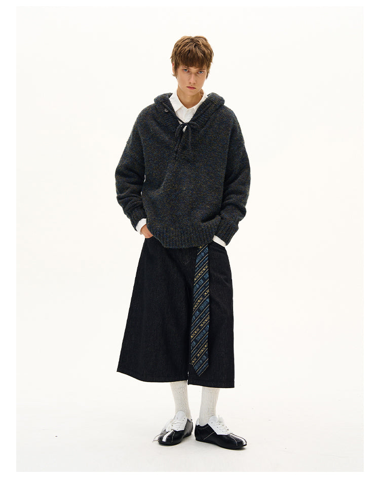MADWITCH MOOD HOODED KNITWEAR #JY010