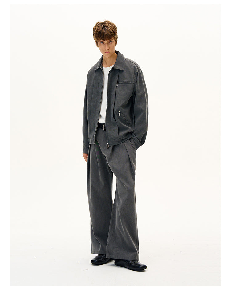 MADWITCH STRIPED YUPPIE BLAZER #AZ87