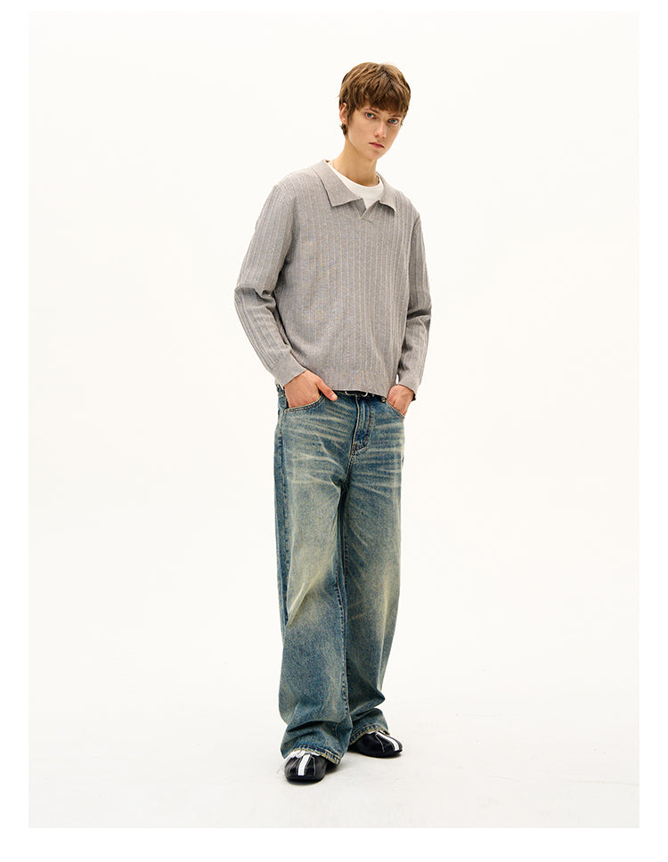 MADWITCH VINTAGE LONG SLEEVE SWEATER #MFY225