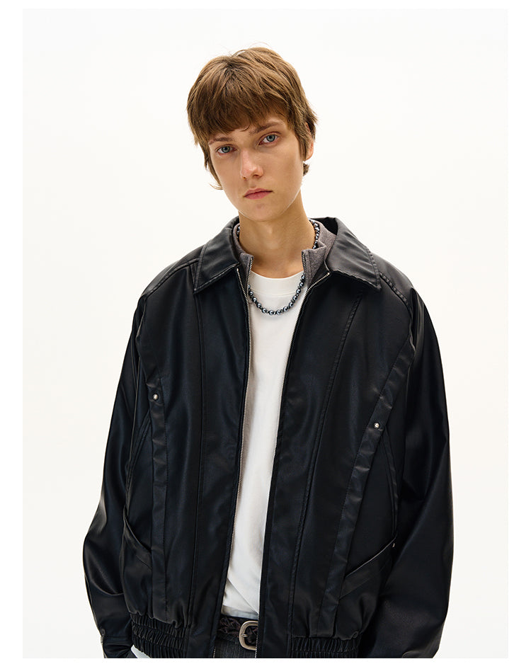 MADWITCH RETRO MOTORCYCLE COAT #C327Q25