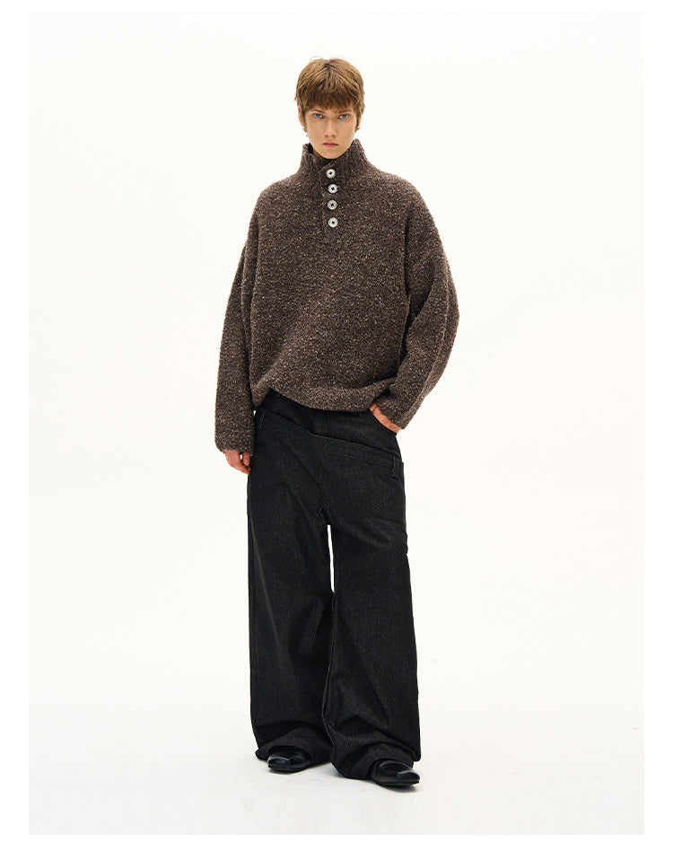 MADWITCH THERMAL KNIT SWEATER #DF8453